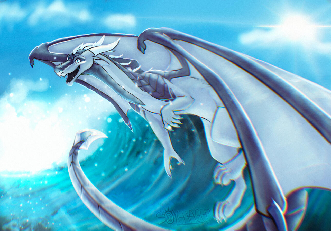 Racketh the steel dragon for ArtRaccoon